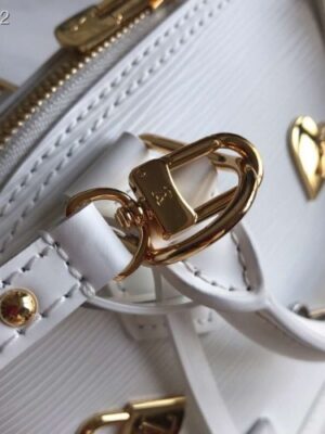 Louis Vuitton Replica Love Lock Epi Leather Alma BB Bag M52885 Blanc 2019