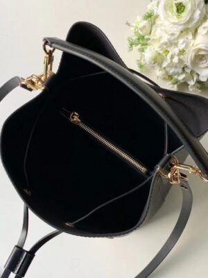 Louis Vuitton Replica Love Lock Epi Leather NeoNoe Bucket Bag M53237 Black