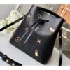 Louis Vuitton Replica Love Lock Epi Leather NeoNoe Bucket Bag M53237 Black