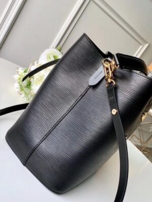 Louis Vuitton Replica Love Lock Epi Leather NeoNoe Bucket Bag M53237 Black