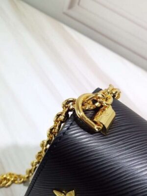 Louis Vuitton Replica Love Lock Epi Leather Twist MM Bag M52891 Noir 2019