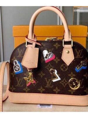 Louis Vuitton Replica Love Lock Monogram Canvas Alma BB Bag M44368 2019