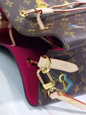 Louis Vuitton Replica Love Lock Monogram Canvas NéoNoé Bucket Bag M44369 2019