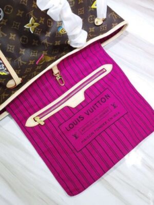 Louis Vuitton Replica Love Lock Monogram Canvas Neverfull MM Tote Bag M44364 2019