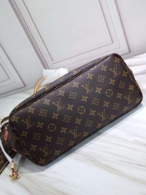 Louis Vuitton Replica Love Lock Monogram Canvas Neverfull MM Tote Bag M44364 2019