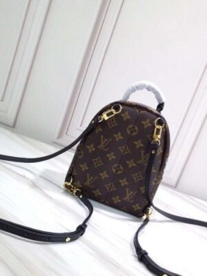 Louis Vuitton Replica Love Lock Monogram Canvas Palm Springs Mini Backpack Bag M44367 2019