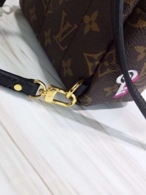 Louis Vuitton Replica Love Lock Monogram Canvas Palm Springs Mini Backpack Bag M44367 2019