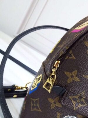 Louis Vuitton Replica Love Lock Monogram Canvas Palm Springs Mini Backpack Bag M44367 2019