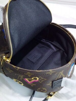 Louis Vuitton Replica Love Lock Monogram Canvas Palm Springs Mini Backpack Bag M44367 2019