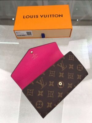 Louis Vuitton Replica Love Lock Monogram Canvas Sarah Wallet M64117 2019