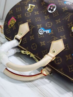 Louis Vuitton Replica Love Lock Monogram Canvas Speedy Bandoulière 30 Bag M44365 2019