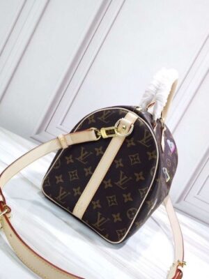 Louis Vuitton Replica Love Lock Monogram Canvas Speedy Bandoulière 30 Bag M44365 2019