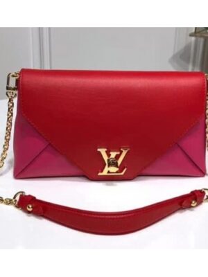 Louis Vuitton Replica Love Note Chain Clutch M54501 Red/Pink 2018