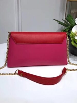 Louis Vuitton Replica Love Note Chain Clutch M54501 Red/Pink 2018