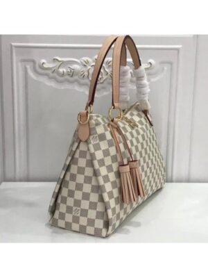 Louis Vuitton Replica Lymington Zipped Tote N40022 Damier Azur Canvas 2018