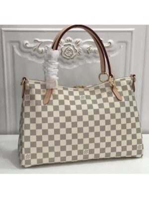 Louis Vuitton Replica Lymington Zipped Tote N40022 Damier Azur Canvas 2018