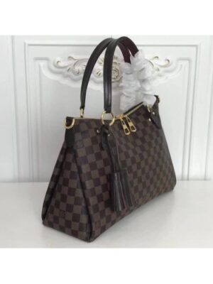 Louis Vuitton Replica Lymington Zipped Tote N40022 Damier Ebene Canvas 2018