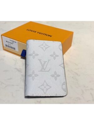 Louis Vuitton Replica M30315 LV Replica Pocket Organizer Wallet White Monogram Canvas