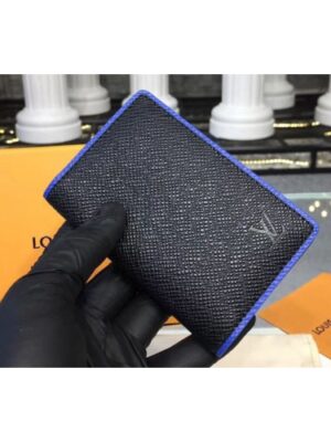 Louis Vuitton Replica M30550 LV Replica Pocket Organizer Taiga Leather Wallets