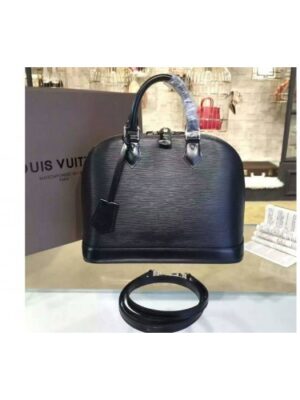 Louis Vuitton Replica M40302 Alma PM Epi Leather Bags Black