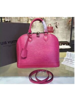 Louis Vuitton Replica M40302 Epi Alma PM Bags Fuchsia