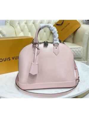 Louis Vuitton Replica M40302 LV Replica Alma PM handbag in Pink Epi Leather