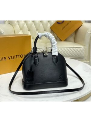 Louis Vuitton Replica M40862 LV Replica Alma BB handbag in Black Epi Leather