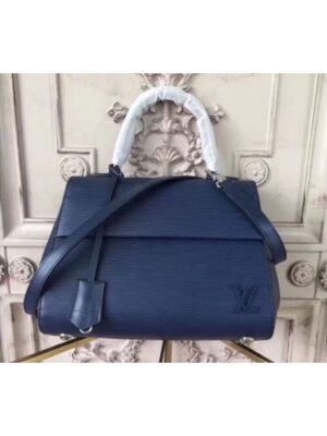 Louis Vuitton Replica M41299 LV Replica Cluny MM Bags Epi Leather Blue