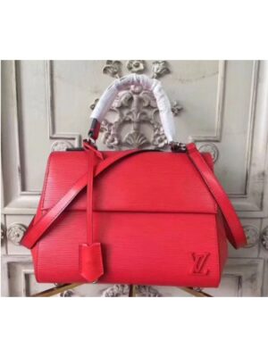 Louis Vuitton Replica M41333 LV Replica Cluny MM Bags Epi Leather Red