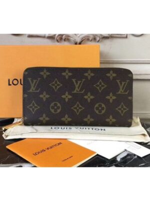 Louis Vuitton Replica M41894 Monogram Canvas Zippy Wallet Pink