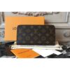 Louis Vuitton Replica M41895 Monogram Canvas Zippy Wallet Fuchsia