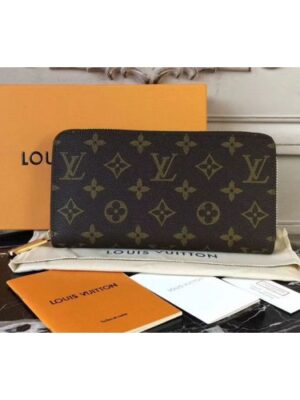 Louis Vuitton Replica M41896 Monogram Canvas Zippy Wallet Red