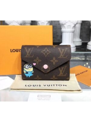 Louis Vuitton Replica M41938 LV Replica Monogram Canvas Victorine Wallet