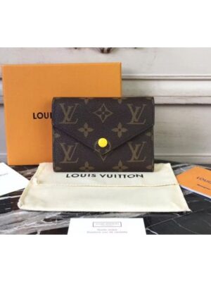 Louis Vuitton Replica M41938 Monogram Canvas Victorine Wallet Lemon