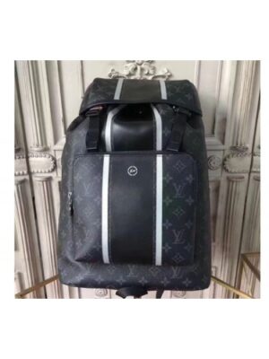 Louis Vuitton Replica M43409 LV Replica Zack Backpack Monogram Eclipse Canvas