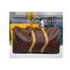 Louis Vuitton Replica M44474 LV Replica Keepall Bandouliere 50 Bags Damier Ebene Canvas