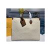 Louis Vuitton Replica M45081 LV Replica Onthego GM tote Bags in Beige Monogram Empreinte Leather