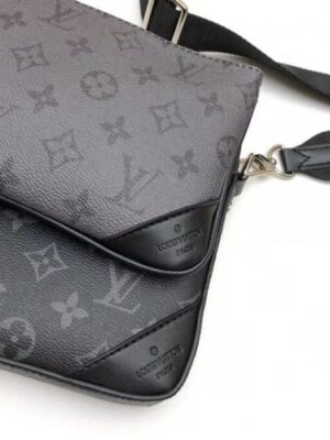 Louis Vuitton Replica M45320 DISTRICT BAGS IN MONOGRAM ECLIPSE CANVAS