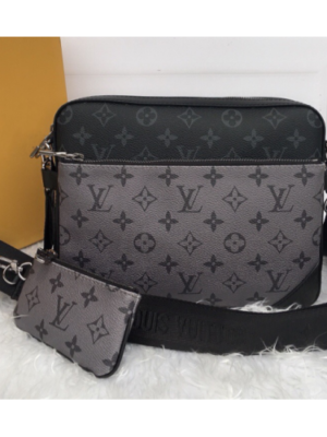 Louis Vuitton Replica M45320 DISTRICT BAGS IN MONOGRAM ECLIPSE CANVAS