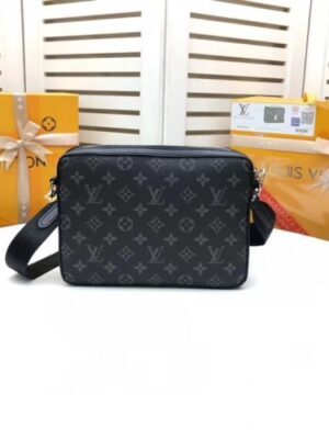 Louis Vuitton Replica M45320 DISTRICT BAGS IN MONOGRAM ECLIPSE CANVAS