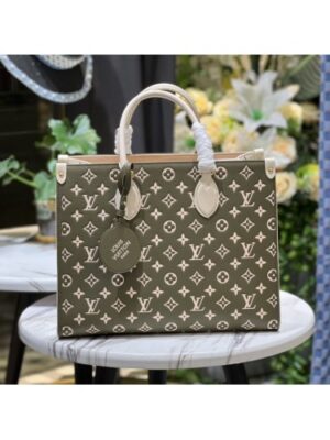 Louis Vuitton Replica M46060 OnTheGo MM Monogram Empreinte bag