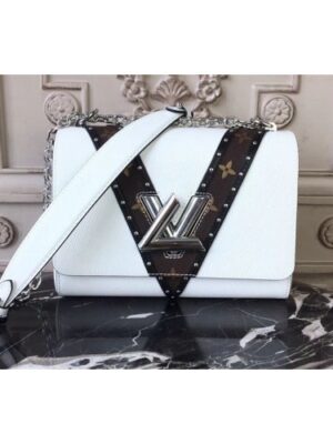 Louis Vuitton Replica M50282 Epi Leather Twist MM Bags White