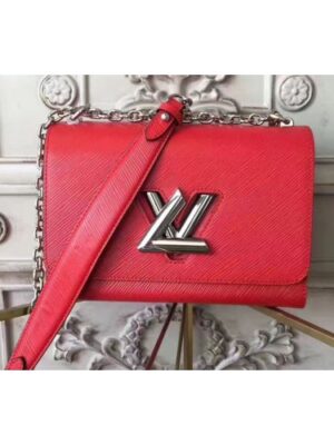 Louis Vuitton Replica M50282 Twist MM Epi Bags Red