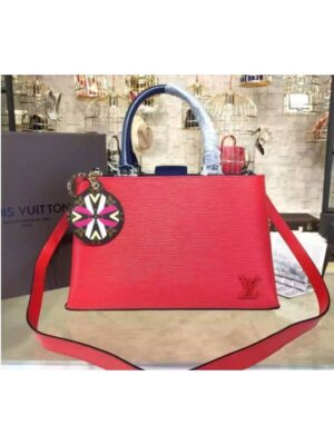 Louis Vuitton Replica M51323 Kleber MM Epi Leather Bags Red