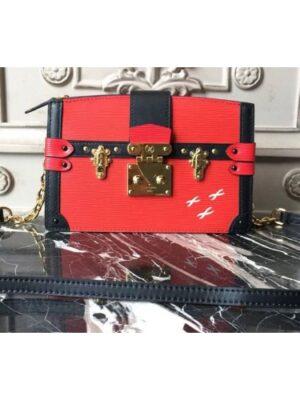 Louis Vuitton Replica M51697 Trunk Clutch Epi Leather Bags Red