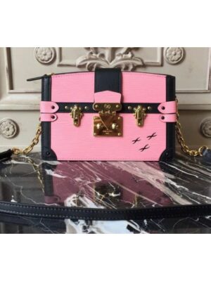 Louis Vuitton Replica M51698 Trunk Clutch Epi Leather Bags Pink