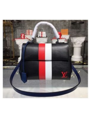 Louis Vuitton Replica M51964 LV Replica Cluny BB Bags Epi Leather Black