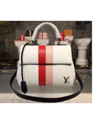 Louis Vuitton Replica M51964 LV Replica Cluny BB Bags Epi Leather White