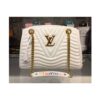 Louis Vuitton Replica M51978 LV Replica New Wave Chain Tote Bags White