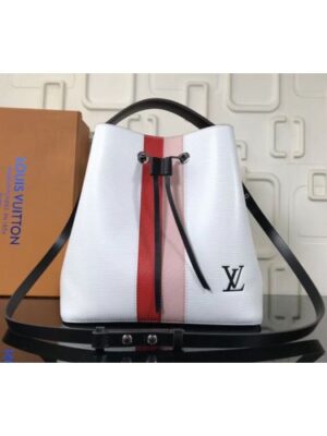 Louis Vuitton Replica M52163 LV Replica Neonoe Bags Epi Leather White